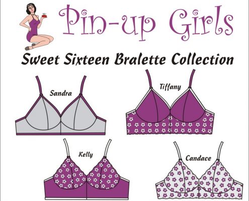 1950s bullet bra pattern, Pin up girl bra pattern, Custom