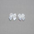 decorative bra bows AB-1 white from Bra-Makers Supply set of 2 shown