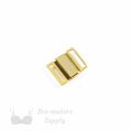 half inch 12 mm metal magnetic bra clip CM-44 gold or half inch 12 mm magnetic bra front back fastener CM-44 rich gold Pantone 16-0836 from Bra-Makers Supply clip whole