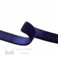 half inch 12mm Strap Elastic navy blue ES-4 or half inch 12mm Satin Strap Elastic blueprint Pantone 19-3939 from Bra-makers Supply backside shown with loop