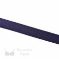 half inch 12mm Strap Elastic navy blue ES-4 or half inch 12mm Satin Strap Elastic blueprint Pantone 19-3939 from Bra-makers Supply satin face shown
