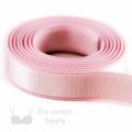 half inch 12mm Strap Elastic pink ES-4 or half inch 12mm Satin Strap Elastic pink dogwood Pantone 12-1706 from Bra-makers Supply Hamilton 1 metre roll shown