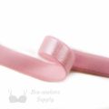 half inch 12mm Strap Elastic pink ES-4 or half inch 12mm Satin Strap Elastic pink dogwood Pantone 12-1706 from Bra-makers Supply Hamilton satin face shown with loop