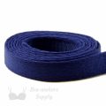 plush underwire casing navy blue UP-2 or underwire channeling Elastic blueprint Pantone 19-3939 from Bra-makers Supply 1 metre roll shown