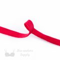 plush underwire casing red UP-2 or underwire channeling lollipop Pantone 18-1764 from Bra-makers Supply back side with loop shown