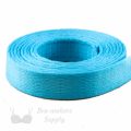 plush underwire casing turquoise UP-2 or underwire channeling bachelor button Pantone 14-4522 from Bra-makers Supply 1 metre roll shown