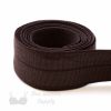 reversible fold-over elastic binding EF-5 chocolate or Pantone 19-1314 Seal Brown from Bra-Makers Supply 1 metre roll shown