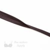 reversible fold-over elastic binding EF-5 chocolate or Pantone 19-1314 Seal Brown from Bra-Makers Supply matte fold shown