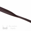 reversible fold-over elastic binding EF-5 chocolate or Pantone 19-1314 Seal Brown from Bra-Makers Supply matte fold shown