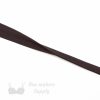 reversible fold-over elastic binding EF-5 chocolate or Pantone 19-1314 Seal Brown from Bra-Makers Supply shiny fold shown