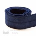 reversible fold-over elastic binding EF-5 indigo or Pantone 19-4028 Insignia Blue from Bra-Makers Supply 1 metre roll shown
