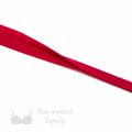 reversible fold-over elastic binding EF-5 red or Pantone 18-1764 Lollipop from Bra-Makers Supply shiny fold shown