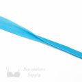 reversible fold-over elastic binding EF-5 turquoise or Pantone 14-4522 Bachelor Button from Bra-Makers Supply shiny fold shown