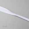reversible fold-over elastic binding EF-5 white or Pantone 11-0601 Bright White from Bra-Makers Supply shiny fold shown