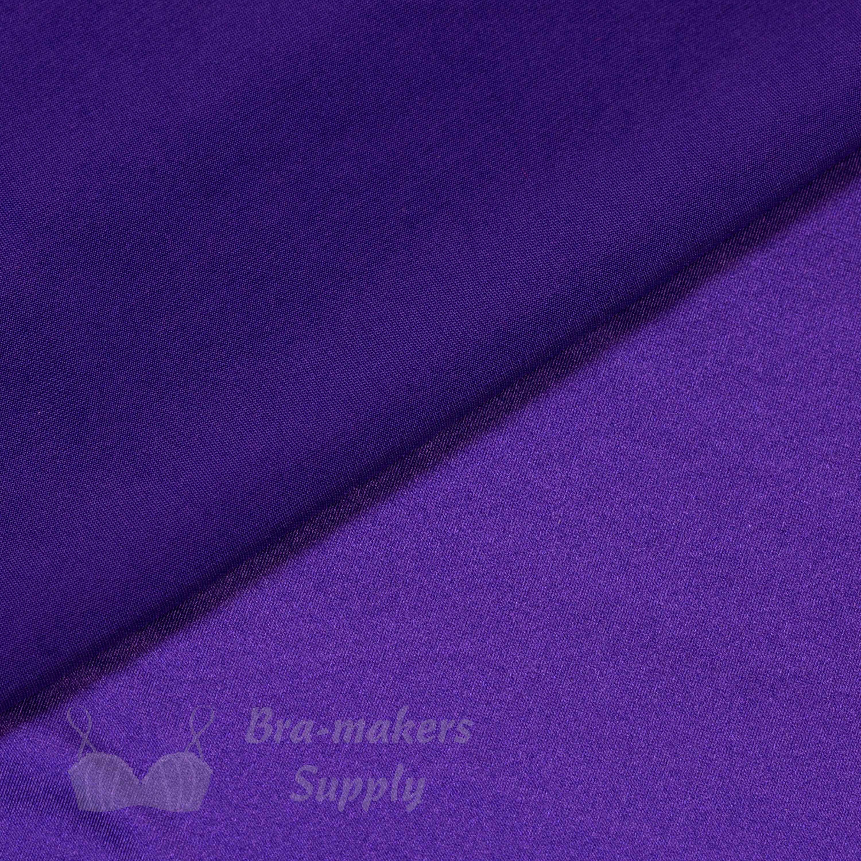 stretch satin mirror satin spandex FR-51 purple from Bra-Makers Supply folded shown