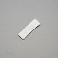 1x3 bra hook and eye white HS-13 or 1x3 hook and eye back closures bright white Pantone 11-0601 from Bra-Makers Supply front attached shown