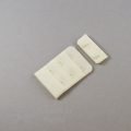 2x3 bra hook and eye ivory HS-23 or 2x3 hook and eye back closures winter white Pantone 11-0507 from Bra-Makers Supply front shown