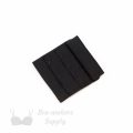 3x3 bra hook and eye black HS-33 or 3x3 hook and eye back closures anthracite Pantone 19-4007 from Bra-Makers Supply front attached shown