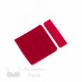 3x3 bra hook and eye red HS-33 or 3x3 hook and eye back closures lollipop Pantone 18-1765 from Bra-Makers Supply back shown