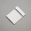 3x3 bra hook and eye white HS-33 or 3x3 hook and eye back closures bright white Pantone 11-0601 from Bra-Makers Supply Hamilton back shown