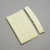 5x3 bra hook and eye ivory HS-53 or 5x3 hook and eye back closures winter white Pantone 11-0507 from Bra-Makers Supply back shown