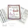 amanda alyssa foam cup bra pattern PB-1014 from Bra-Makers Supply pattern cover instructions shown