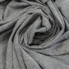 cotton spandex or cotton double knit fabric FC-5 heather gray from Bra-Makers Supply twirl shown