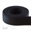 five eighths of an inch satin stripe strap elastic or 16 mm bra strap elastic ES-54 black from Bra-Makers Supply 1 metre roll shown