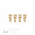 half inch plastic garter clips or suspender clips CG-1 beige from Bra-Makers Supply set of 4 shown