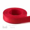 half inch satin stripe strap elastic or 12 mm bra strap elastic ES-44 red from Bra-Makers Supply 1 metre roll shown