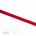 half inch satin stripe strap elastic or 12 mm bra strap elastic ES-44 red from Bra-Makers Supply front side shown