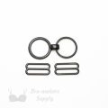 meatal ring hooks RH-60 black from Bra-Makers Supply set of 2 sliders 2 rings