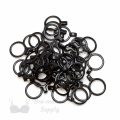 meatal ring hooks RH-600 black from Bra-Makers Supply bulk bag of 100 ring hooks