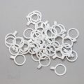 meatal ring hooks RH-600 white from Bra-Makers Supply bulk bag of 100 ring hooks