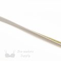 metallic bra strap elastic ES-310 gold on white from Bra-Makers Supply twist shown