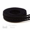 sheer insert strap elastic ES-42 black from Bra-Makers Supply 1 metre roll shown