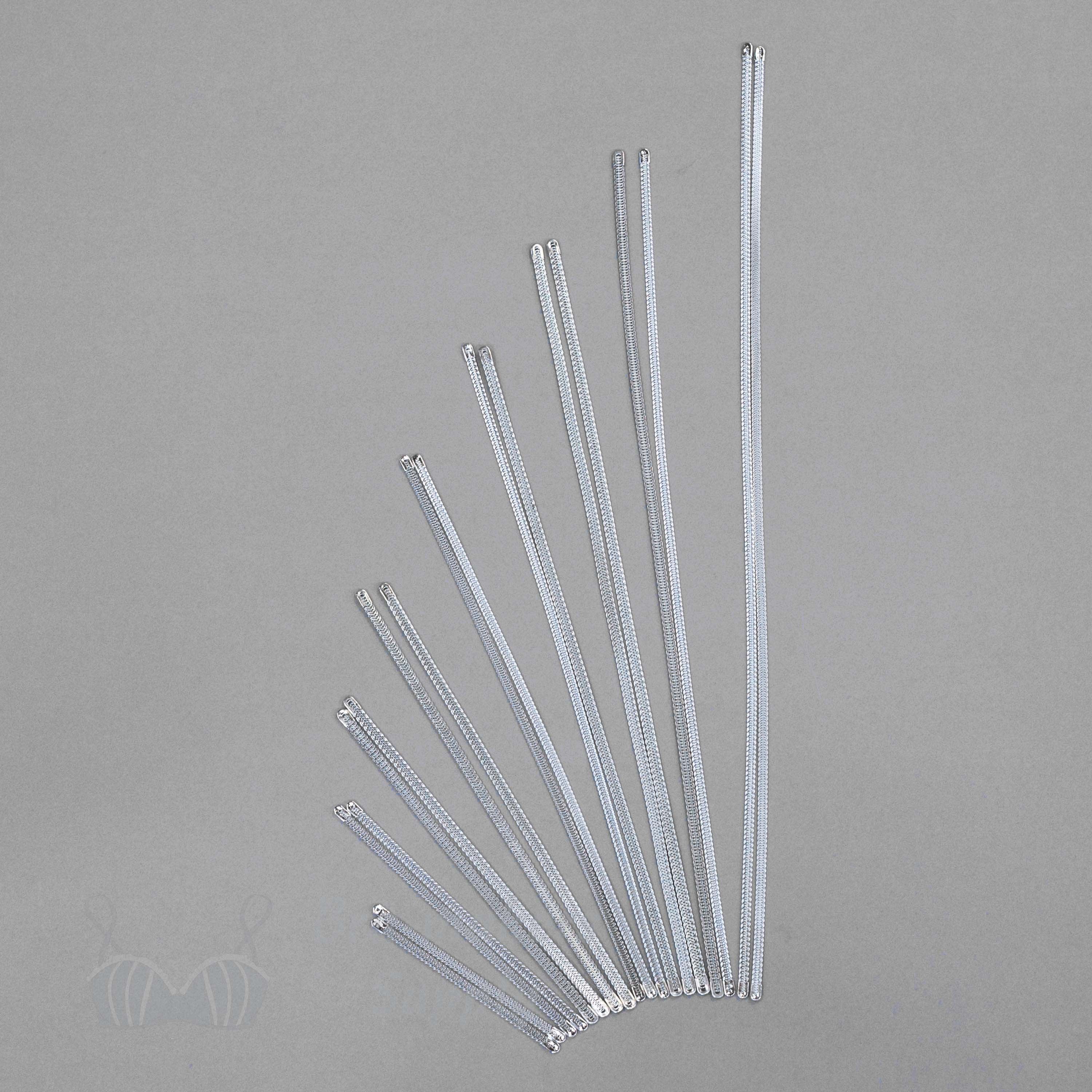 Unlorspy 25Pcs 0.2 x 13.77 Inch Metal Steel Spiral Corset Boning, Spiral  Steel Metal Boning with 50Pcs Steel Boning Tips for Sewing Costumes Making