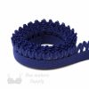 stretch crochet elastic trim EN-13 navy blue or Pantone 19-3939 blueprint from Bra-Makers Supply 1 metre roll shown