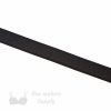 three quarters of an inch satin stripe strap elastic or 18 mm bra strap elastic ES-64 black from Bra-Makers Supply front side shown