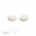 angled foam bra cups swimwear cups MA-32 white from Bra-Makers Supply
