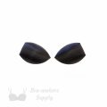 angled foam bra cups swimwear cups MA-34 black from Bra-Makers Supply