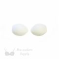 angled foam bra cups swimwear cups MA-34 white from Bra-Makers Supply