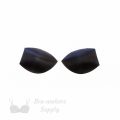 angled foam bra cups swimwear cups MA-36 black from Bra-Makers Supply