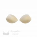 angled foam bra cups swimwear cups MA-38 beige from Bra-Makers Supply