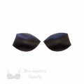 angled foam bra cups swimwear cups MA-38 black from Bra-Makers Supply