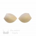 angled foam bra cups swimwear cups MA-40 beige from Bra-Makers Supply