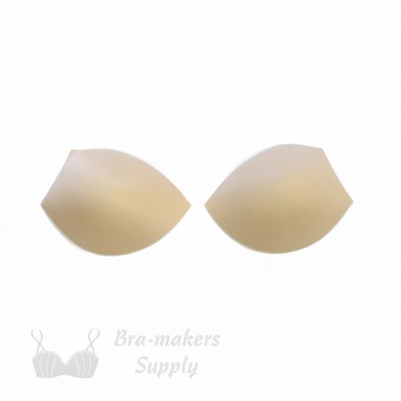 angled foam bra cups swimwear cups MA-40 beige from Bra-Makers Supply