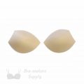 angled foam bra cups swimwear cups MA-42 beige from Bra-Makers Supply