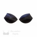 angled foam bra cups swimwear cups MA-42 black from Bra-Makers Supply