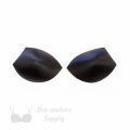 angled foam bra cups swimwear cups MA-44 black from Bra-Makers Supply